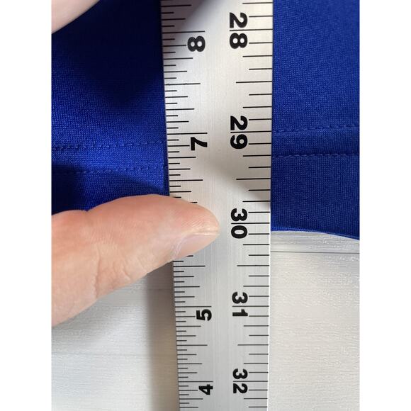 Under Armour Polo Shirt Mens Large Blue HeatGear Loose Fit Andy's Seasoning - Picture 4 of 13